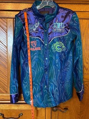 Charlie Horse 1  promotional Embroidered Western Rodeo Shirt child’s XL